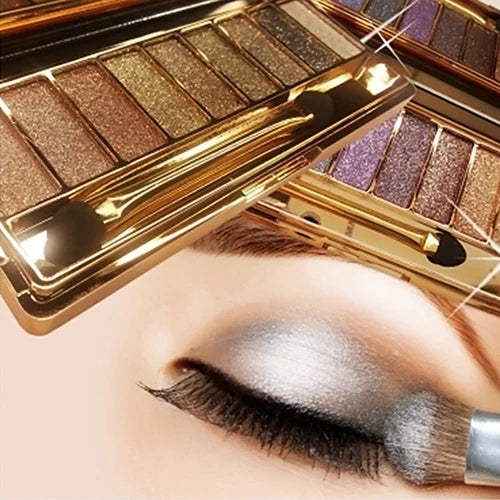 9/10 Colors Nude Brightening Eyeshadow Palette Smokey Shimmering Powder Makeup Eye Cosmetics Korean Make-up for Women